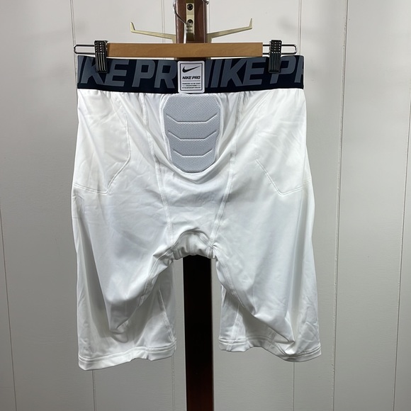 Nike Pro NWT Hyperstrong Men's Football Compression White Shorts 806901 - Picture 5 of 5